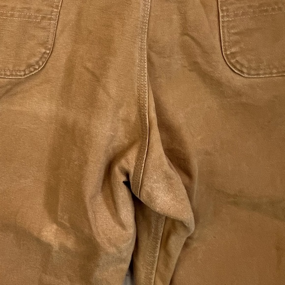 Vintage Mens Carhartt Double Knee Duck Canvas Bib Overalls - Picture 10 of 16